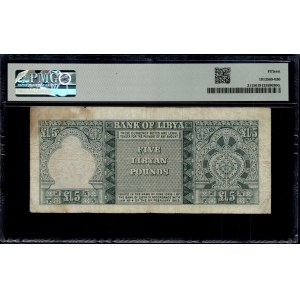 Libya. 5 Pounds 1963