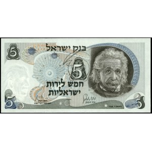 Israel. 5 Pounds 1968 Einstein