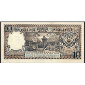 Indonesia. 10 Rupiah 1958