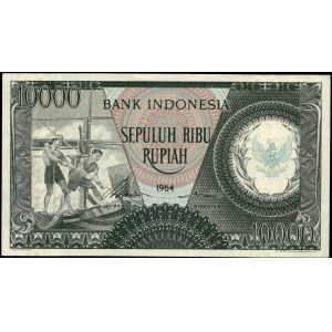 Indonesia. 10000 Rupiah 1964