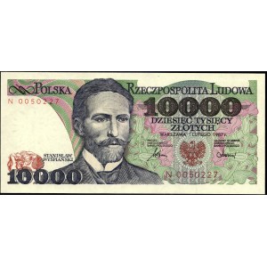Poland. 1987 10000 Zlotych Prefix N