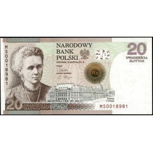 Poland. 2011 20 Zlotych Maria Curie