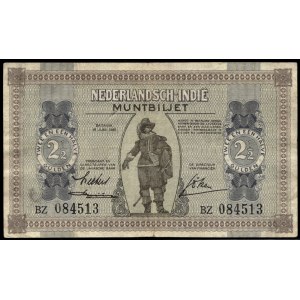 Netherlands East Indies. 2 1/2 Gulden 1940