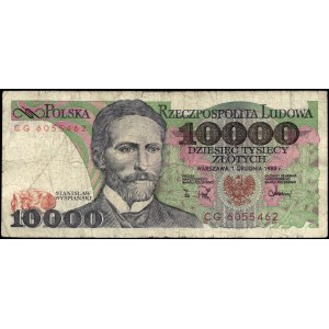 Poland. 1988 10000 Zlotych Prefix CG