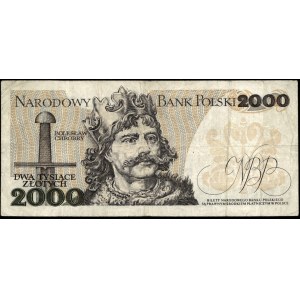Poland. 1979 2000 Zlotych Prefix AL