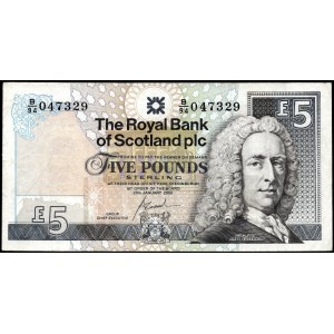 Scotland. 5 Pounds 2005