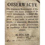 OBSERWACYE DLA OBJASNIENIA KONTROWERSYI