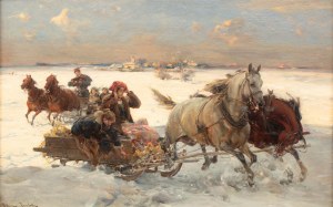 Alfred Wierusz-Kowalski (1849 Suwałki - 1915 Monachium), Sanna, przed 1912 r.