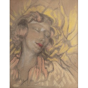Stanisław Ignacy Witkiewicz (1885 Warszawa-1939 Jeziory), Portret Anny M., 1930 r.
