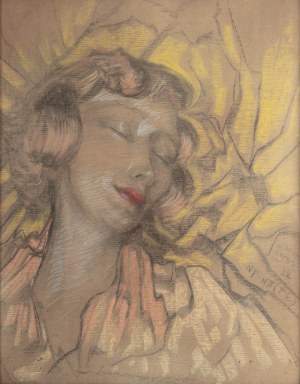 Stanisław Ignacy Witkiewicz (1885 Warszawa-1939 Jeziory), Portret Anny M., 1930 r.