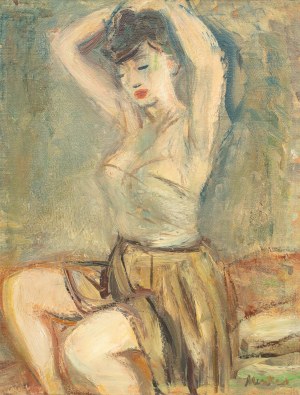 Zygmunt Menkes (1896 Lwów - 1986 Riverdale), Czesząca się