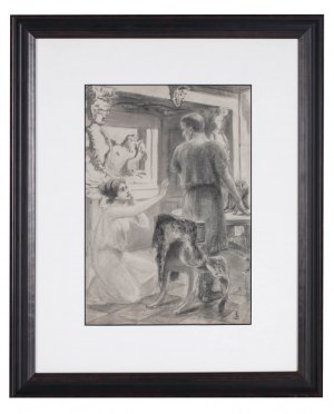 Jan Styka (1858 Lwów - 1925 Rzym), Szkic do „Quo vadis” Henryka Sienkiewicza