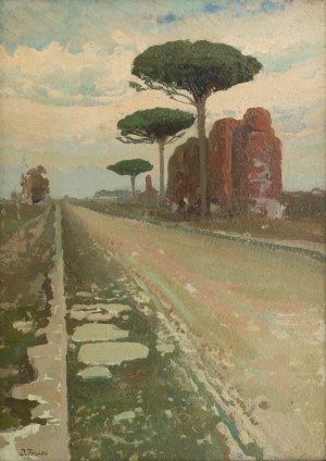 Iwan Trusz (1869 Wysocko - 1940 Lwów), Via Appia