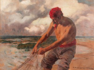 Feliks Michał Wygrzywalski (1875 Przemyśl - 1944 Rzeszów), Rybak z Capri