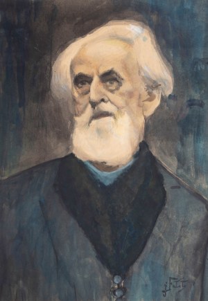 Julian Fałat (1853 Tuligłowy - 1929 Bystra), Portret mężczyzny