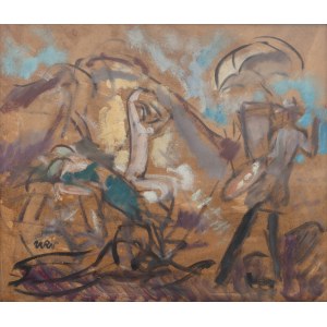 Wojciech Weiss (1875 Leorda na Bukowine - 1950 Krakov), maliar a model