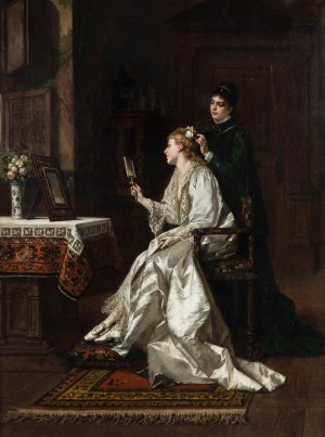 Władysław Bakałowicz (1833 Chrzanów - 1903 Paryż), Dama w buduarze
