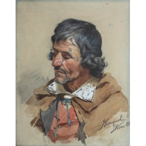 Jan Konopacki (1856-1894), Portrait of a man, 1883.