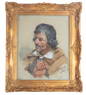 Jan Konopacki (1856-1894), Portret mężczyzny, 1883 r.