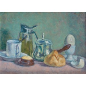 Jakub Markiel (1911 Łódź - 2008 Paryż), Małe śnidanie, 1996 r.