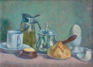 Jakub Markiel (1911 Łódź - 2008 Paryż), Małe śnidanie, 1996 r.
