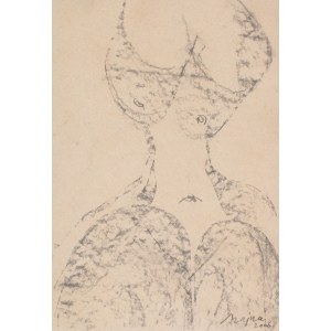 Jozef Szajna (1922 Rzeszow - 2008 Warsaw), Grey Nude