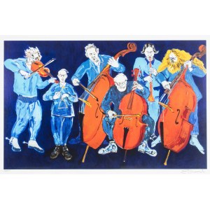 Edward Dwurnik (1943 Radzymin - 2018 Varsovie), Modern Sextet
