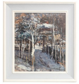 Eugeniusz Dzierzencki (1905 Warsaw - 1990 Sopot), Winter Landscape