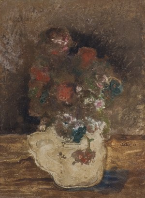 Jankiel Adler, Kwiaty w wazonie, 1929