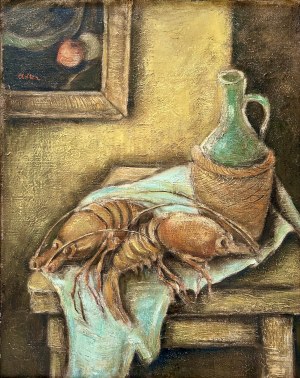 Jankiel Adler, Martwa natura z langustami, ok. 1930