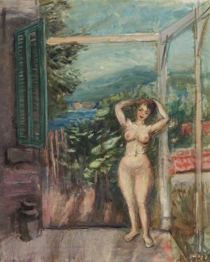 Zygmunt Menkes, Akt na tarasie, lata 30 XX w.