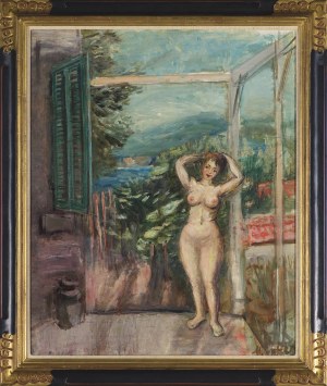 Zygmunt Menkes, Akt na tarasie, lata 30 XX w.