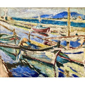 Mela Muter, Boats in the harbor