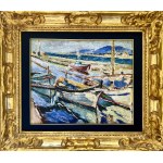 Mela Muter, Boats in the harbor