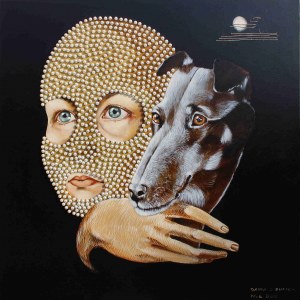 Małgorzata Łodygowska, Dame à la chienne, 2023