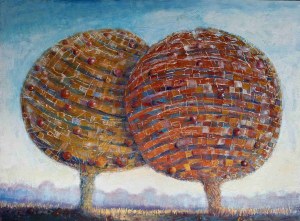 Jacek Caputa, Golden Trees, 2024