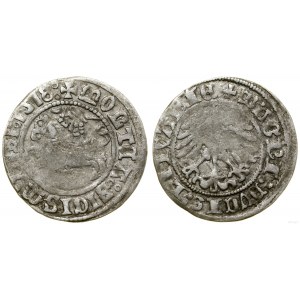 Pologne, demi-penny, 1518, Vilnius