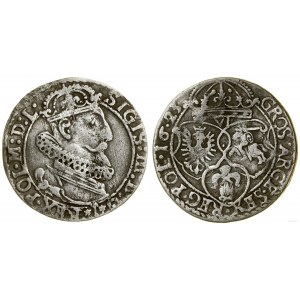 Pologne, six pence, 1623, Cracovie
