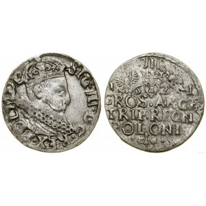 Poland, trojak, 1621, Kraków