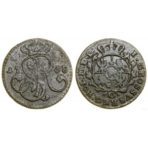 Poland, 1 grosz, 1768 G, Kraków