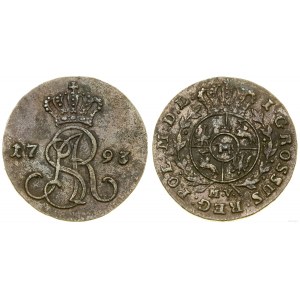 Polska, 1 grosz, 1793 MV, Warszawa