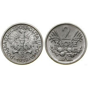 Polska, 2 złote, 1958, Warszawa