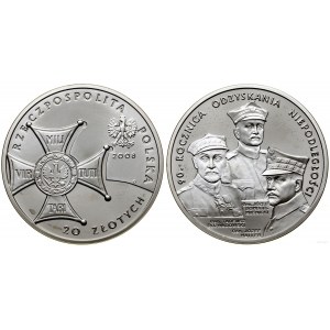 Poland, 20 zloty, 2008, Warsaw