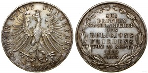 Germany, 2 guilders, 1855, Frankfurt