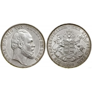 Germany, thaler, 1870, Stuttgart