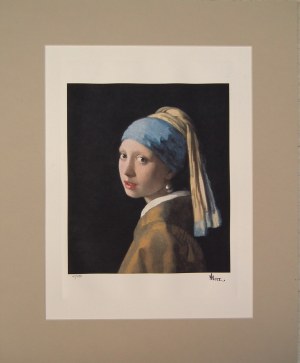 Johannes Vermeer (1632 - 1675) Girl with a Pearl