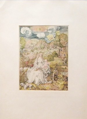 Albrecht Dürer (1471-1528),Maryja wśród mnóstwa zwierząt,1512