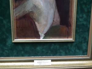 Stanisław Żarnecki/Izydor Goldfinger(1877 Kraków--1956 Kraków),Portret żony Anny