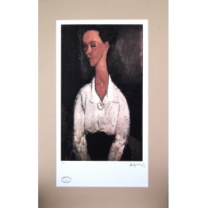 Amedeo MODIGLIANI (1884 - 1920) Portret Luni (Ludwiki) Czechowskiej (1917)