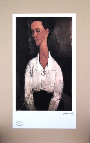 Amedeo MODIGLIANI (1884 - 1920) Portret Luni (Ludwiki) Czechowskiej (1917)